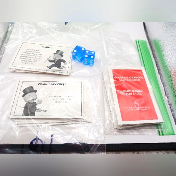 Monopoly Electronic Banking Replacement Property+ Chance+ Chest Cards - Picture 6 of 6